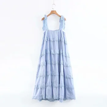 2019 Fashion Women Lace Trims Layered Ruffles Dress Summer Big Swing Romantic Party Dress Elegant Backless Sexy Dress
2019 Fashion Women Lace Trims Layered Ruffles Dress Summer Big Swing Romantic Party Dress Elegant Backless Sexy Dress