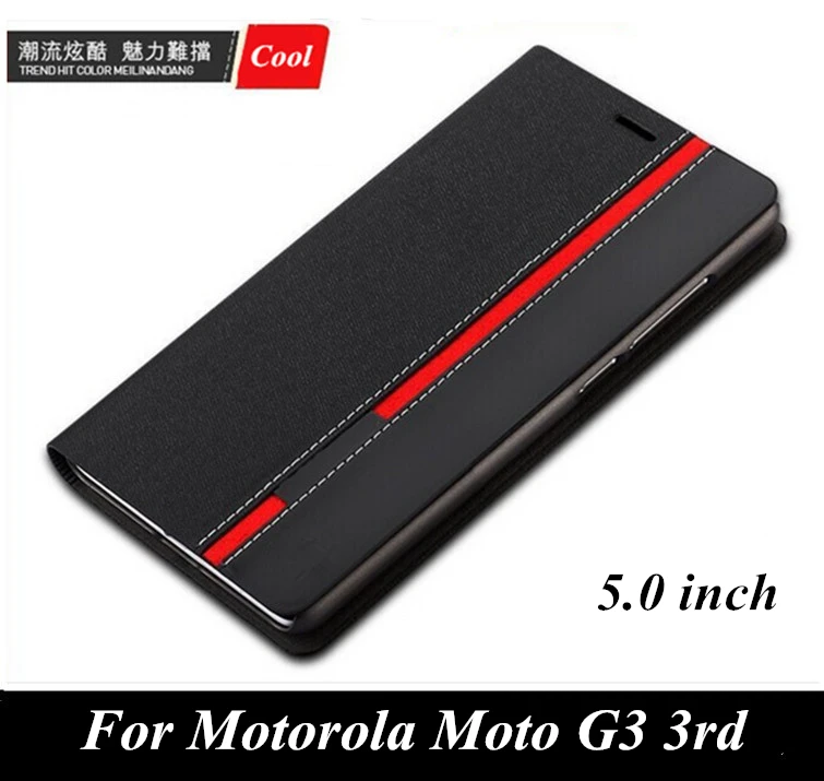 Luxury Wallet Bag Stand Mixed Colors Flip PU Leather Case For Motorola Moto G3 3rd Gen G 2015 XT1544 XT1550 w Card Slot Fundas | Мобильные