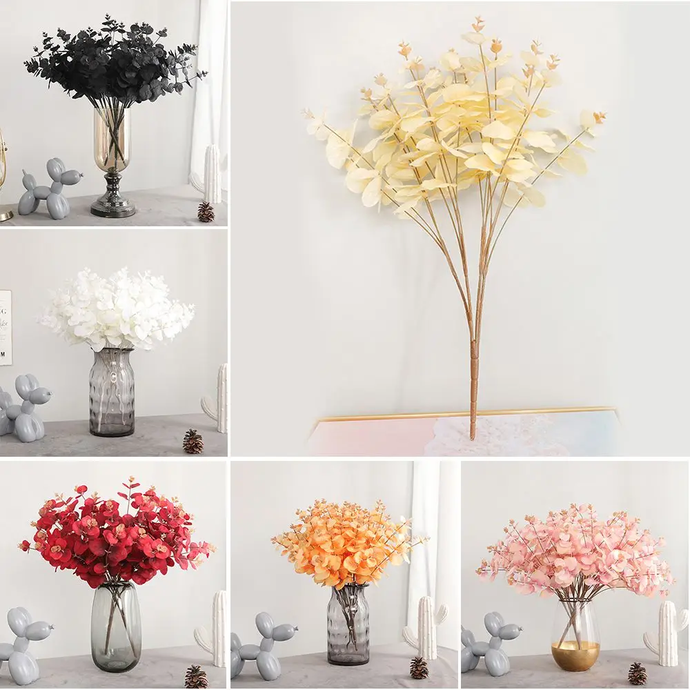 1pcs 5 Twigs 20 Heads Eucalyptus Bouquet Tree Branches Imitation Artificial Plants for Wedding Party Home Decor
1pcs 5 Twigs 20 Heads Eucalyptus Bouquet Tree Branches Imitation Artificial Plants for Wedding Party Home Decor