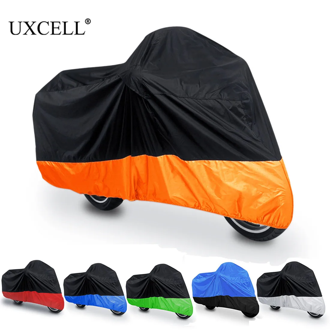 Uxcell 180T Motorcycle Cover Bike All Season Waterproof Dustproof UV Protective Outdoor Indoor Moto Scooter Motorbike Rain Cover
Uxcell 180T Motorcycle Cover Bike All Season Waterproof Dustproof UV Protective Outdoor Indoor Moto Scooter Motorbike Rain Cover
