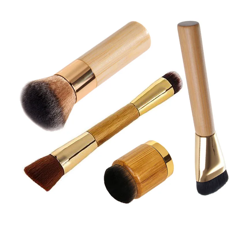 1pcs Bamboo Tart Makeup Brush Foundation Powder Blending Bronzer Sculpting Kabuki Make up Brush Cosmetic Tool Pincel Maquiagem
1pcs Bamboo Tart Makeup Brush Foundation Powder Blending Bronzer Sculpting Kabuki Make up Brush Cosmetic Tool Pincel Maquiagem