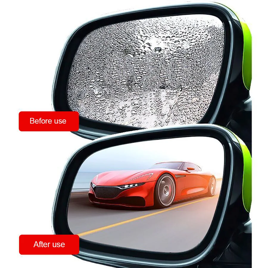 Car Sticker Waterproof 2 in 1 Fog Anti-Fog Car Rearview Mirror Protect Film Clear Rainproof Protect Car Sticker Auto Accessories
Car Sticker Waterproof 2 in 1 Fog Anti-Fog Car Rearview Mirror Protect Film Clear Rainproof Protect Car Sticker Auto Accessories