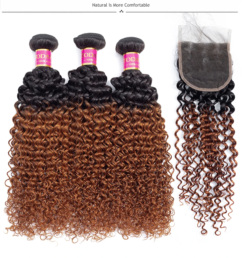 human hair bundles with closure