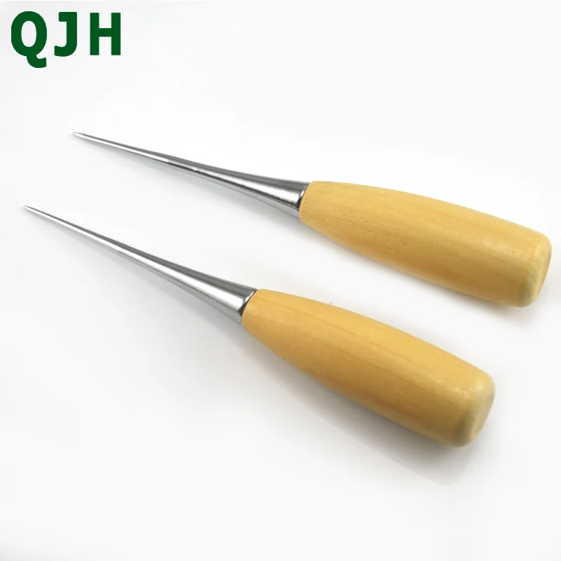 2pcs/set Professional Cloth Awl Sewing Tool Hole Punching Leather Wood Handle Awl Craft Stitching Leather Tools
2pcs/set Professional Cloth Awl Sewing Tool Hole Punching Leather Wood Handle Awl Craft Stitching Leather Tools