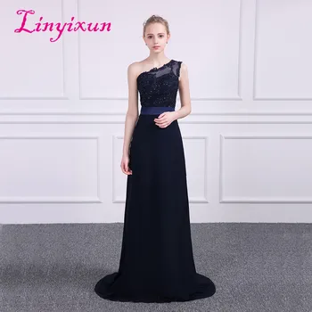 Linyixun 2018 New Design Vestido De Festa Chiffon Zipper Back One Shoulder Formal Long Evening Dresses Appliques Robe De Soiree
Linyixun 2018 New Design Vestido De Festa Chiffon Zipper Back One Shoulder Formal Long Evening Dresses Appliques Robe De Soiree