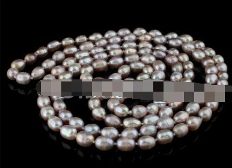 huij 004181 Elegant Oval Purple Natural Freshwater Pearl Necklace 7-8mm 47
huij 004181 Elegant Oval Purple Natural Freshwater Pearl Necklace 7-8mm 47