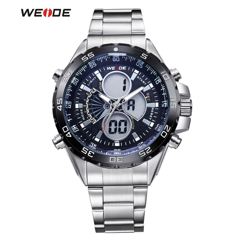 New Luxury WEIDE Men Sports Watches Mens Digital Black Military Wristwatch Full Steel Relogio Male Clock Men relojes New Luxury WEIDE Men Sports Watches Mens Digital Black Military Wristwatch Full Steel Relogio Male Clock Men relojes<br><br>Aliexpress