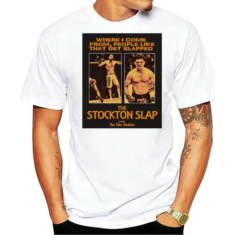 Fashion Cool Men T shirt men Funny tshirt Nick Diaz Nate Diaz - The Stockton Slap Customized Printed T-Shirt
Fashion Cool Men T shirt men Funny tshirt Nick Diaz Nate Diaz - The Stockton Slap Customized Printed T-Shirt