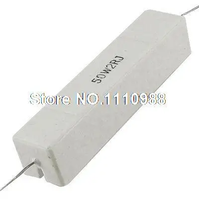 

Wirewound Ceramic Cement Power Resistor 2 ohm 50W Watt 5%