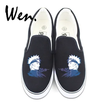 Wen Low Top Casual Shoes Slip on Men Espadrilles Flat Custom Design Anime Uzumaki Naruto Black Canvas Sneakers Platform
Wen Low Top Casual Shoes Slip on Men Espadrilles Flat Custom Design Anime Uzumaki Naruto Black Canvas Sneakers Platform