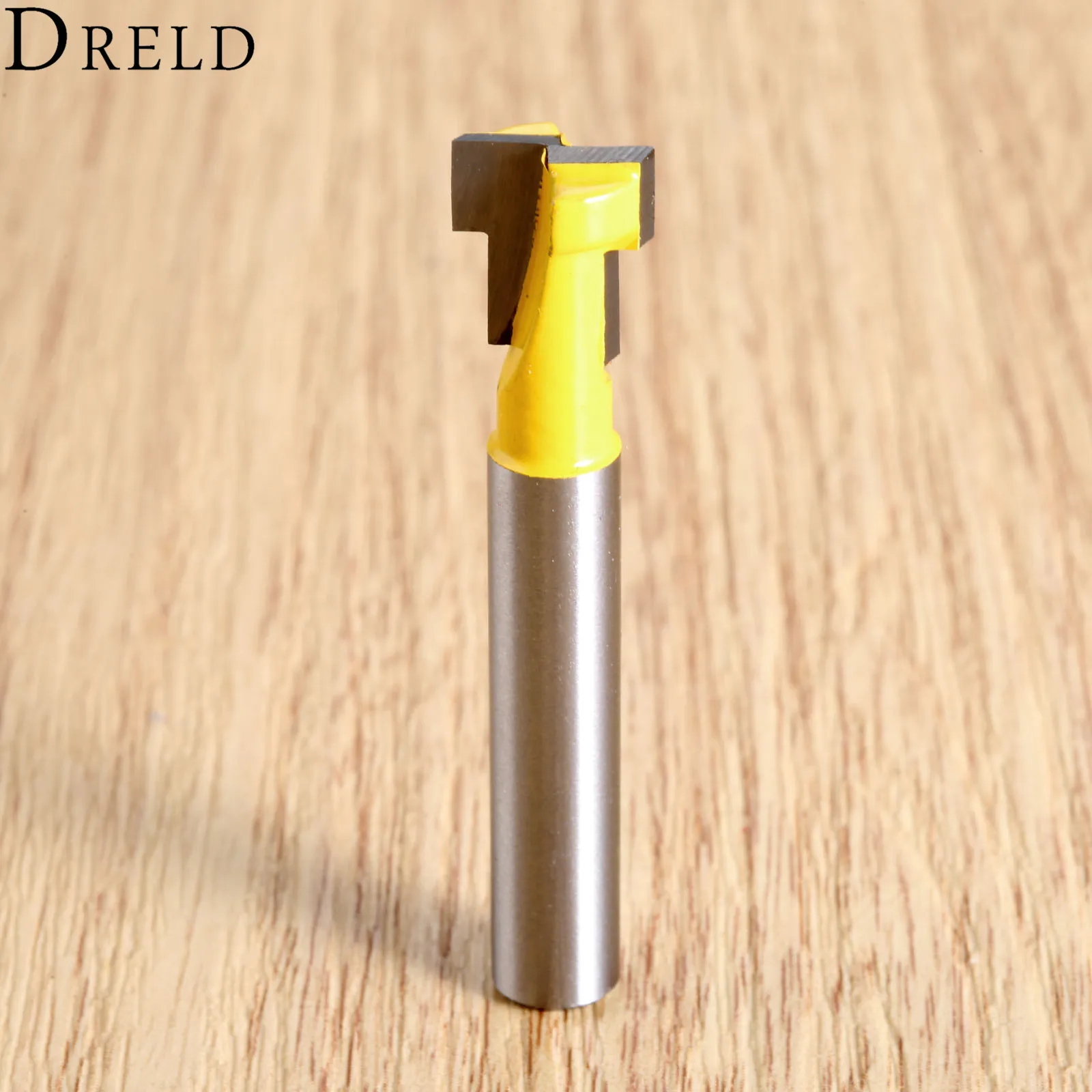 DRELD 1pc Woodworking Tool 1/4 Inch Shank Carbide T Slot Lock Hole Cutter Router Bit Wood Milling Cutter Tool 3/8inch Diameter
DRELD 1pc Woodworking Tool 1/4 Inch Shank Carbide T Slot Lock Hole Cutter Router Bit Wood Milling Cutter Tool 3/8inch Diameter