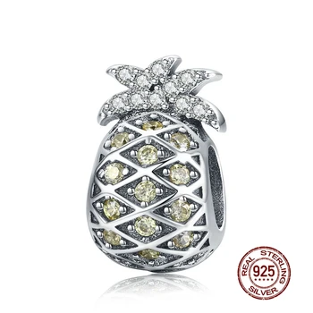 MOWIMO Real 925 Sterling Silver Summer Pineapple Bead Charm Fit Original Silver Bracelets Pendant Fashion Jewelry Making BKC936
MOWIMO Real 925 Sterling Silver Summer Pineapple Bead Charm Fit Original Silver Bracelets Pendant Fashion Jewelry Making BKC936
