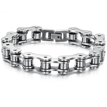 Retro Men's Titanium Steel Bicycle Chain Steel Bracelet
Retro Men's Titanium Steel Bicycle Chain Steel Bracelet