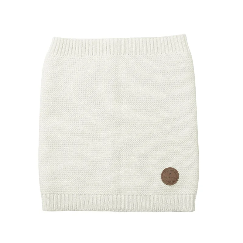 Cotton Soft Baby Scarf Casual Knitted Kids Safe Collar Scarf Solid Warm Baby Girls Scarf Autumn Winter 1-5Y Baby Boys Clothing (11)