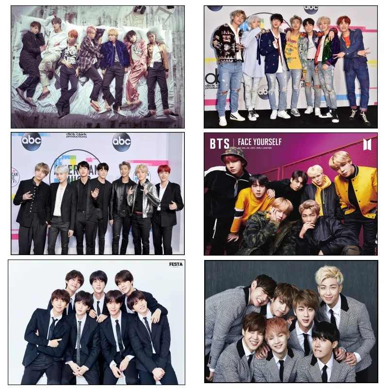 Korean K-POP Band Bangtan boys Poster New style latest poster decoration painting hd photo paper B51
Korean K-POP Band Bangtan boys Poster New style latest poster decoration painting hd photo paper B51