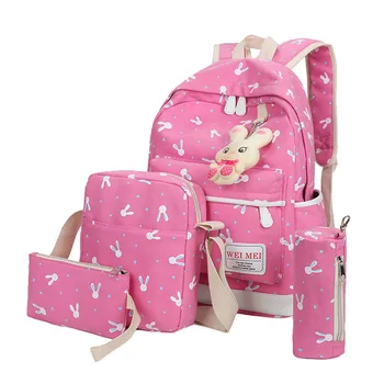 20# 4 Sets/pcs Woman Nylon Backpack Women Rabbit School Backpacks Schoolbag For Teenagers Girls Student Book Bag Female Satchel
20# 4 Sets/pcs Woman Nylon Backpack Women Rabbit School Backpacks Schoolbag For Teenagers Girls Student Book Bag Female Satchel