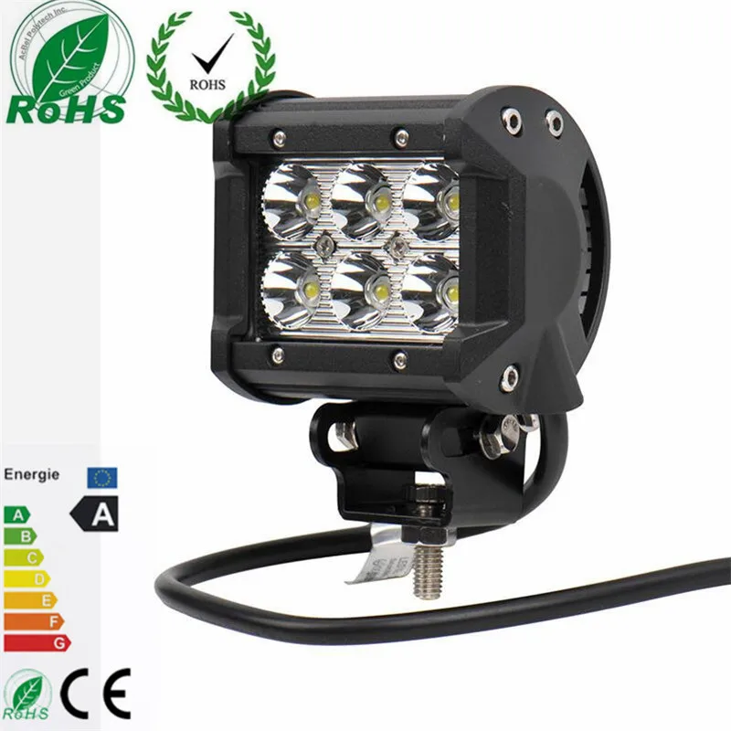 2 Pieces/Lot 4inch 18W LED Spot Light for Motorcycle Tractor Boat Off Road Truck SUV Working Lamp 12V/24V
2 Pieces/Lot 4inch 18W LED Spot Light for Motorcycle Tractor Boat Off Road Truck SUV Working Lamp 12V/24V