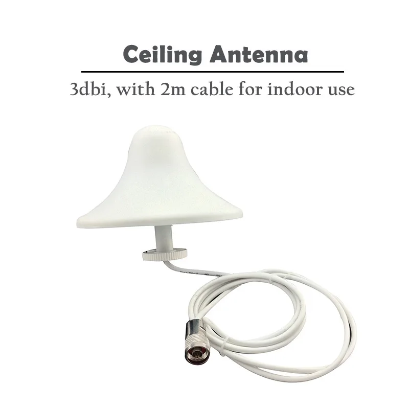 800-2700mhz Antenna for GSM WCDMA DCS UMTS and 4G LTE Signal Repeater Booster 3dBi Omni Ceiling Antenna with 2m Cable N Male #15
800-2700mhz Antenna for GSM WCDMA DCS UMTS and 4G LTE Signal Repeater Booster 3dBi Omni Ceiling Antenna with 2m Cable N Male #15
