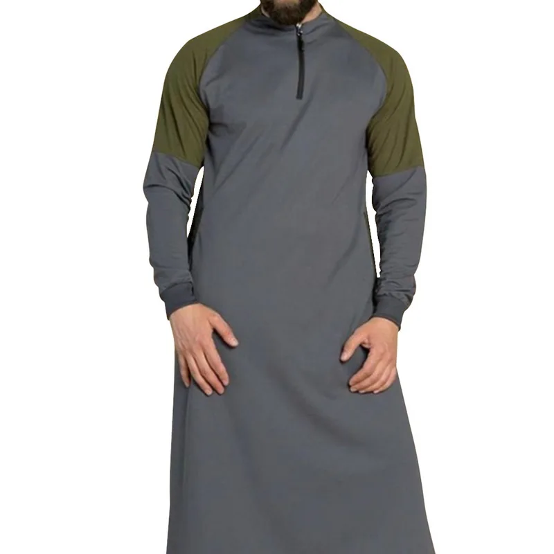 Men Muslim Robe Zipper Long Pullover Mens Saudi Arab Long Sleeve Kaftan Long Islamic Robe Pathwork Long Sweatshirt 3XL 2019
Men Muslim Robe Zipper Long Pullover Mens Saudi Arab Long Sleeve Kaftan Long Islamic Robe Pathwork Long Sweatshirt 3XL 2019