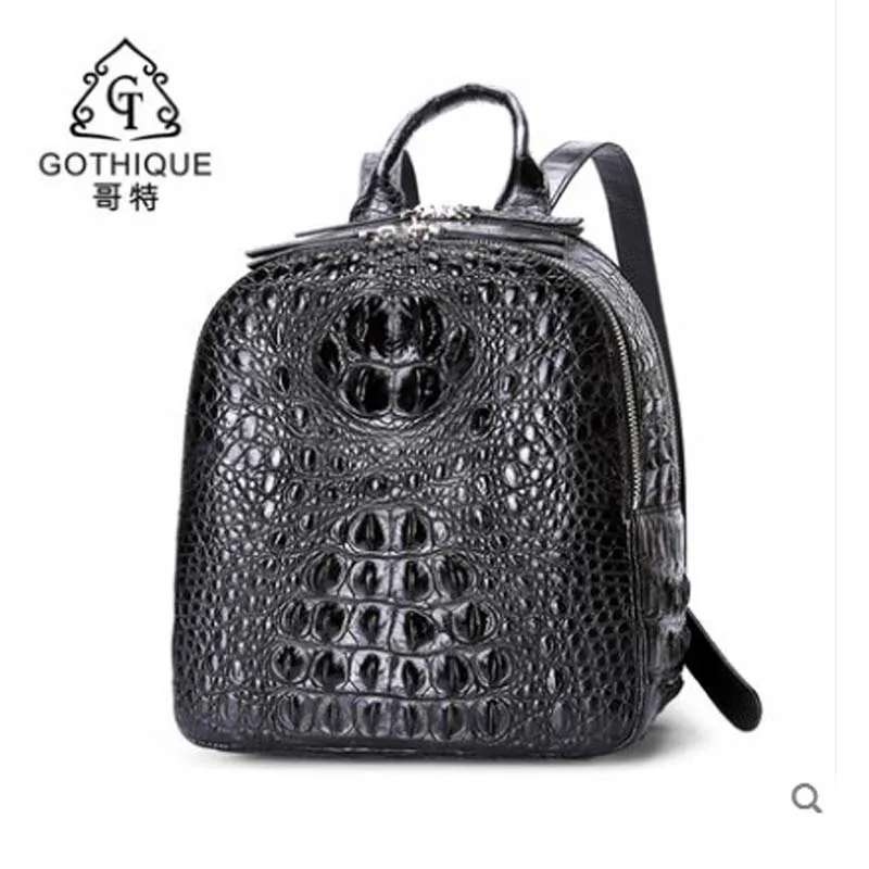 gete 2019 Imported crocodile skin backpack for women Siamese crocodile back leather leather crocodile bag for women business
gete 2019 Imported crocodile skin backpack for women Siamese crocodile back leather leather crocodile bag for women business