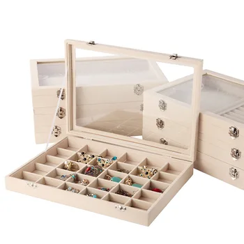 Fashion Jewelry Box Ring Earring Case Necklace Pendants Display Box Jewelry Storage Organizer Wedding Gift Jewelry Display
Fashion Jewelry Box Ring Earring Case Necklace Pendants Display Box Jewelry Storage Organizer Wedding Gift Jewelry Display