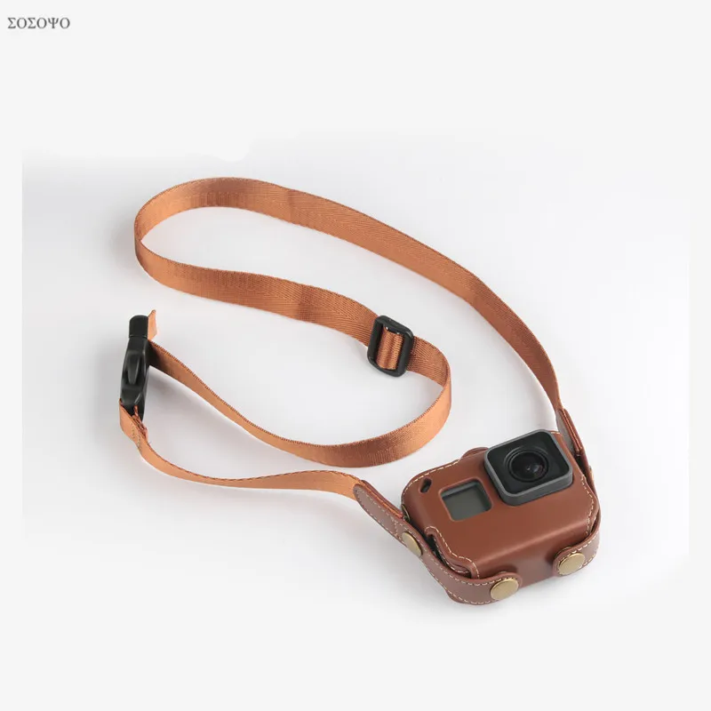3 colors Protective case PU Bag Leather Cover With Shoulder Strap Neck Lanyard Sling For Gopro Hero 7 6 5 Camera Accessories
3 colors Protective case PU Bag Leather Cover With Shoulder Strap Neck Lanyard Sling For Gopro Hero 7 6 5 Camera Accessories