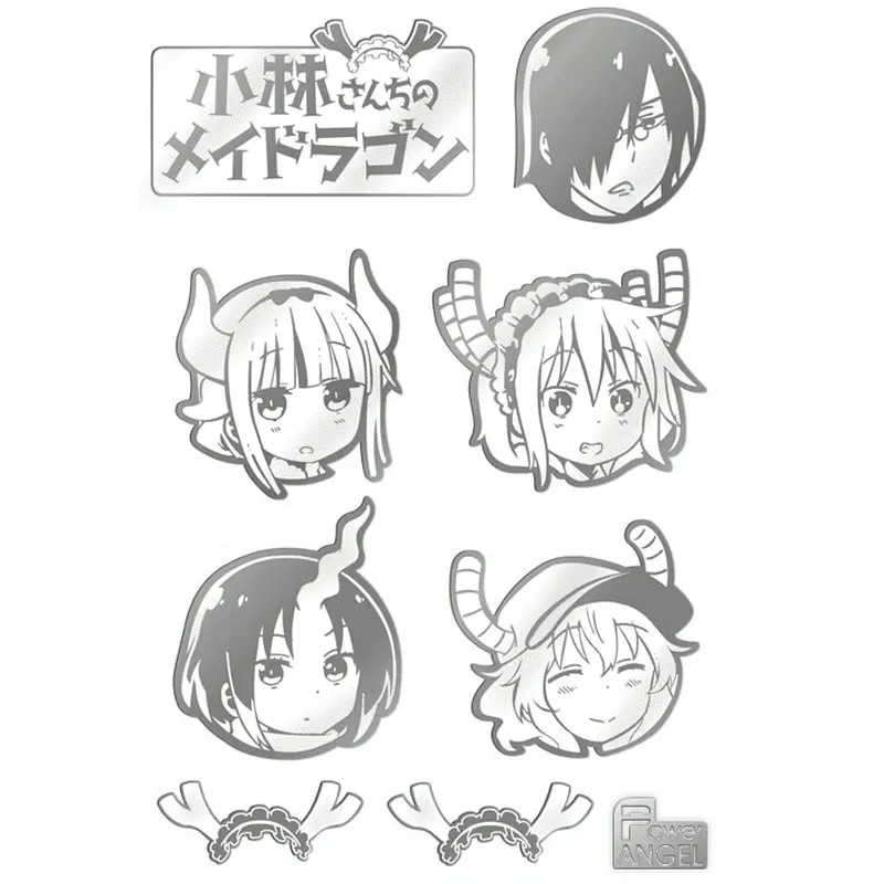 8PCS/SHEET Miss Kobayashi's Dragon Maid Anime Stickers Metal Decal For Phone Laptop Fridge Kids Decorative Decals Sticker Toy
8PCS/SHEET Miss Kobayashi's Dragon Maid Anime Stickers Metal Decal For Phone Laptop Fridge Kids Decorative Decals Sticker Toy