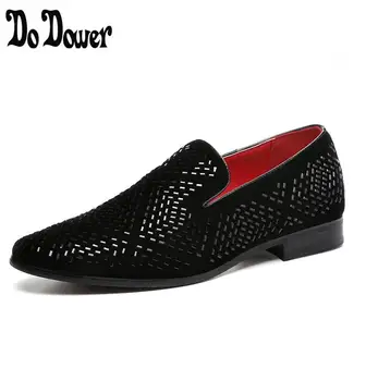 Men dress shoes brand luxury rhinestone studded loafers cool poined toe spiked Italian loafers diamond ballet flats for men A725
Men dress shoes brand luxury rhinestone studded loafers cool poined toe spiked Italian loafers diamond ballet flats for men A725