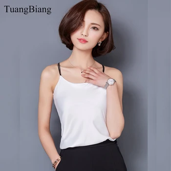 2018 Women Sexy Summer Style Imitation Silk Blouse Party Girls Criss-Cross Club Shirt Autumn Female Autumn Tops Camisas Mujer
2018 Women Sexy Summer Style Imitation Silk Blouse Party Girls Criss-Cross Club Shirt Autumn Female Autumn Tops Camisas Mujer
