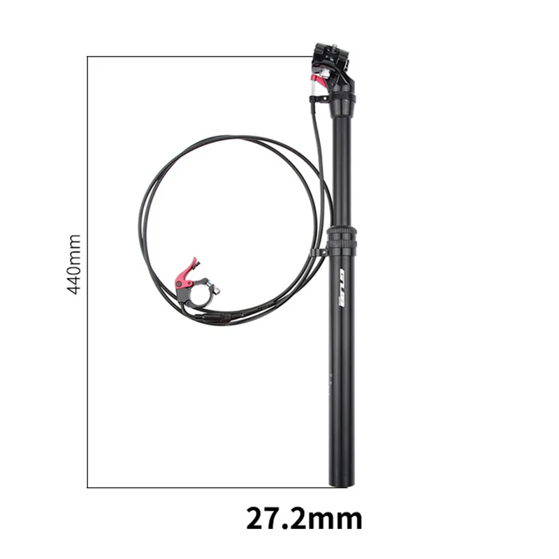 Seatpost Seat Tube 1pc Aluminum alloy Wire-controlled Lifting 440mm Bicycle Mountain Bike Replacement
Seatpost Seat Tube 1pc Aluminum alloy Wire-controlled Lifting 440mm Bicycle Mountain Bike Replacement