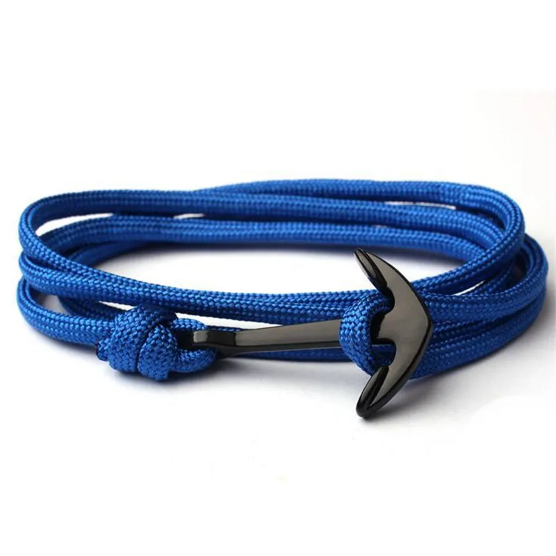 High Quality Fashion Black Anchor Bracelet Charm Survival Rope Chain Leather Friendship Bracelet Men and Women Jewelry SL014
High Quality Fashion Black Anchor Bracelet Charm Survival Rope Chain Leather Friendship Bracelet Men and Women Jewelry SL014