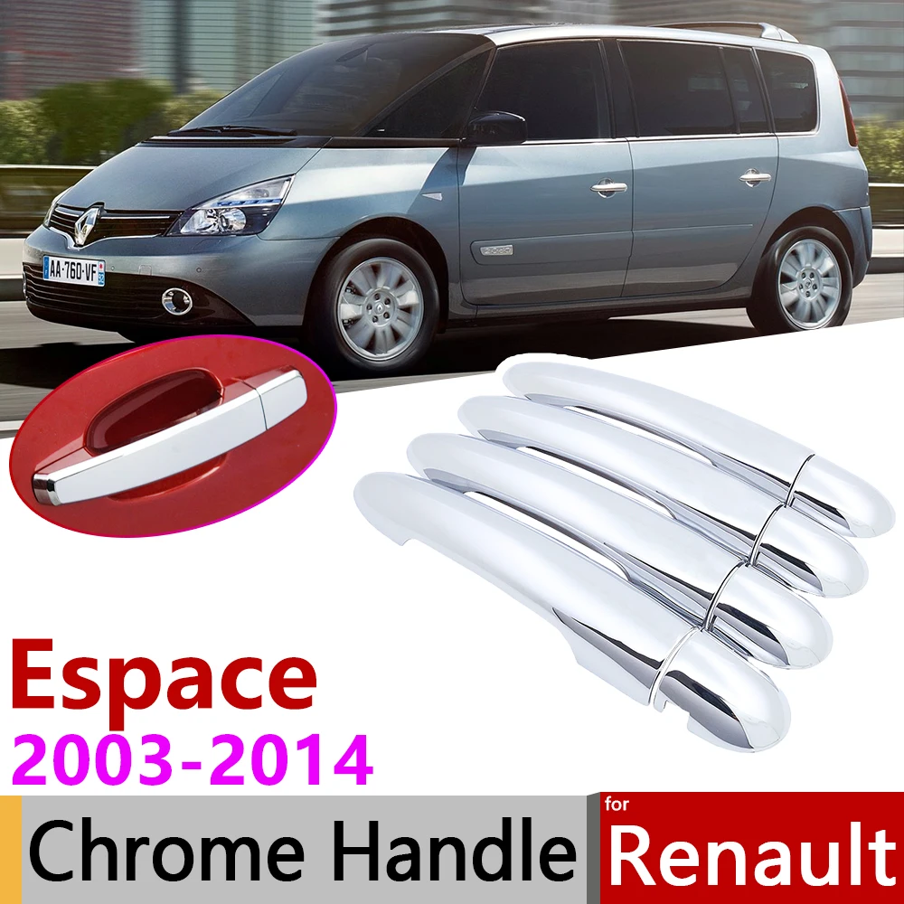for Renault Espace IV 2003~2014 Chrome Door Handle Cover Car Accessories Stickers Trim Set 2004 2006 2007 2008 2010 2012 2013
for Renault Espace IV 2003~2014 Chrome Door Handle Cover Car Accessories Stickers Trim Set 2004 2006 2007 2008 2010 2012 2013