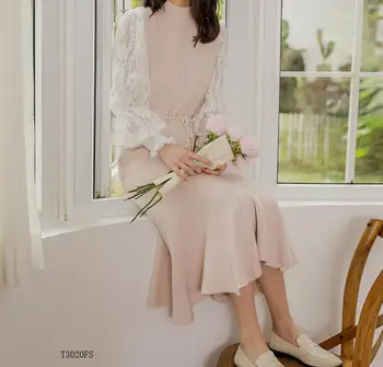 European style 2019 New arrivals winter Spring fashion women clothes lace blouse + solid color dress casual suit T3020
European style 2019 New arrivals winter Spring fashion women clothes lace blouse + solid color dress casual suit T3020