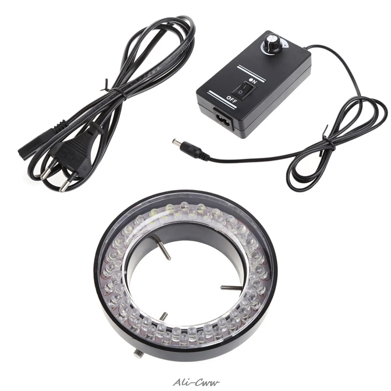 60 LED Adjustable Ring Light illuminator Lamp for STEREO ZOOM Microscope Microscope EU Plug
60 LED Adjustable Ring Light illuminator Lamp for STEREO ZOOM Microscope Microscope EU Plug