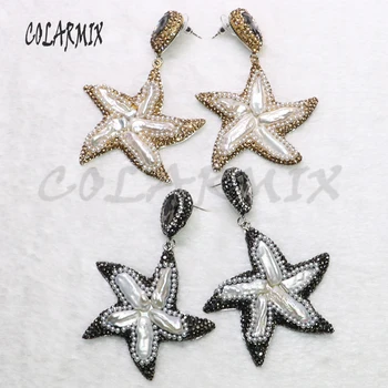 3 Pairs Pearl starfish earrings pearl dangle earrings drop earrings vintage crystal accessories for women earrings jewels 9325
3 Pairs Pearl starfish earrings pearl dangle earrings drop earrings vintage crystal accessories for women earrings jewels 9325