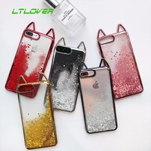 For iPhone 6 6S Plus case Luxury Cartoon Dynamic Liquid Glitter Quicksand Cat ears Case For Apple iphone 7 8 Plus X Back Cover
For iPhone 6 6S Plus case Luxury Cartoon Dynamic Liquid Glitter Quicksand Cat ears Case For Apple iphone 7 8 Plus X Back Cover