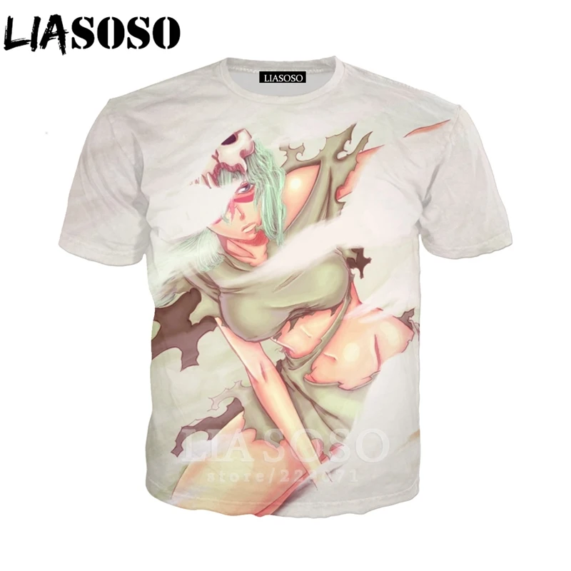 LIASOSO Summer New Men Women Fashion Sweatshirt 3D Print Anime Bleach T Shirt Short Sleeve Hip Hop Top Harajuku Pullover B073-01
LIASOSO Summer New Men Women Fashion Sweatshirt 3D Print Anime Bleach T Shirt Short Sleeve Hip Hop Top Harajuku Pullover B073-01