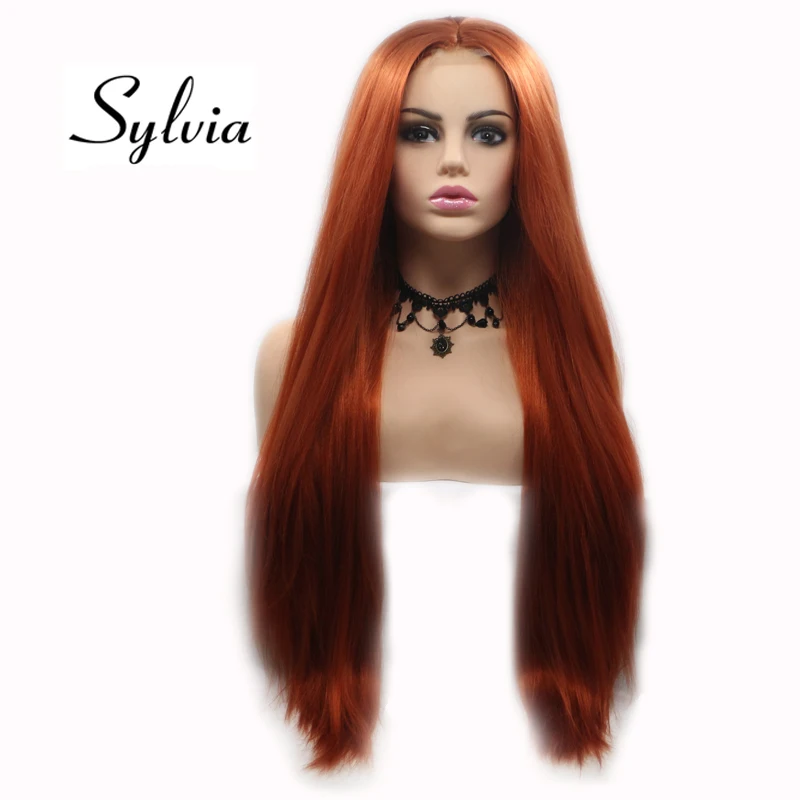 Sylvia 360# Red Synthetic U Part Lace Front Wigs Long Silky Straight Middle Part Heat Resistant Fiber Hair For Women
Sylvia 360# Red Synthetic U Part Lace Front Wigs Long Silky Straight Middle Part Heat Resistant Fiber Hair For Women