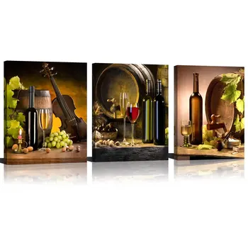 3 Panels Red Wine & Green Grape Wine Cups & Bottles HD Modern Abstract Giclee Canvas Prints Artwork Drop shipping
3 Panels Red Wine & Green Grape Wine Cups & Bottles HD Modern Abstract Giclee Canvas Prints Artwork Drop shipping