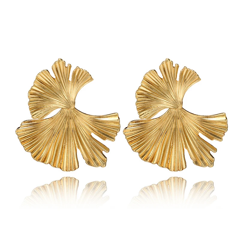 Bohemian Geometric Gold Color Ginkgo Biloba Leaf Shape For Women Statement Earring Jewelry Accessories Punk
Bohemian Geometric Gold Color Ginkgo Biloba Leaf Shape For Women Statement Earring Jewelry Accessories Punk