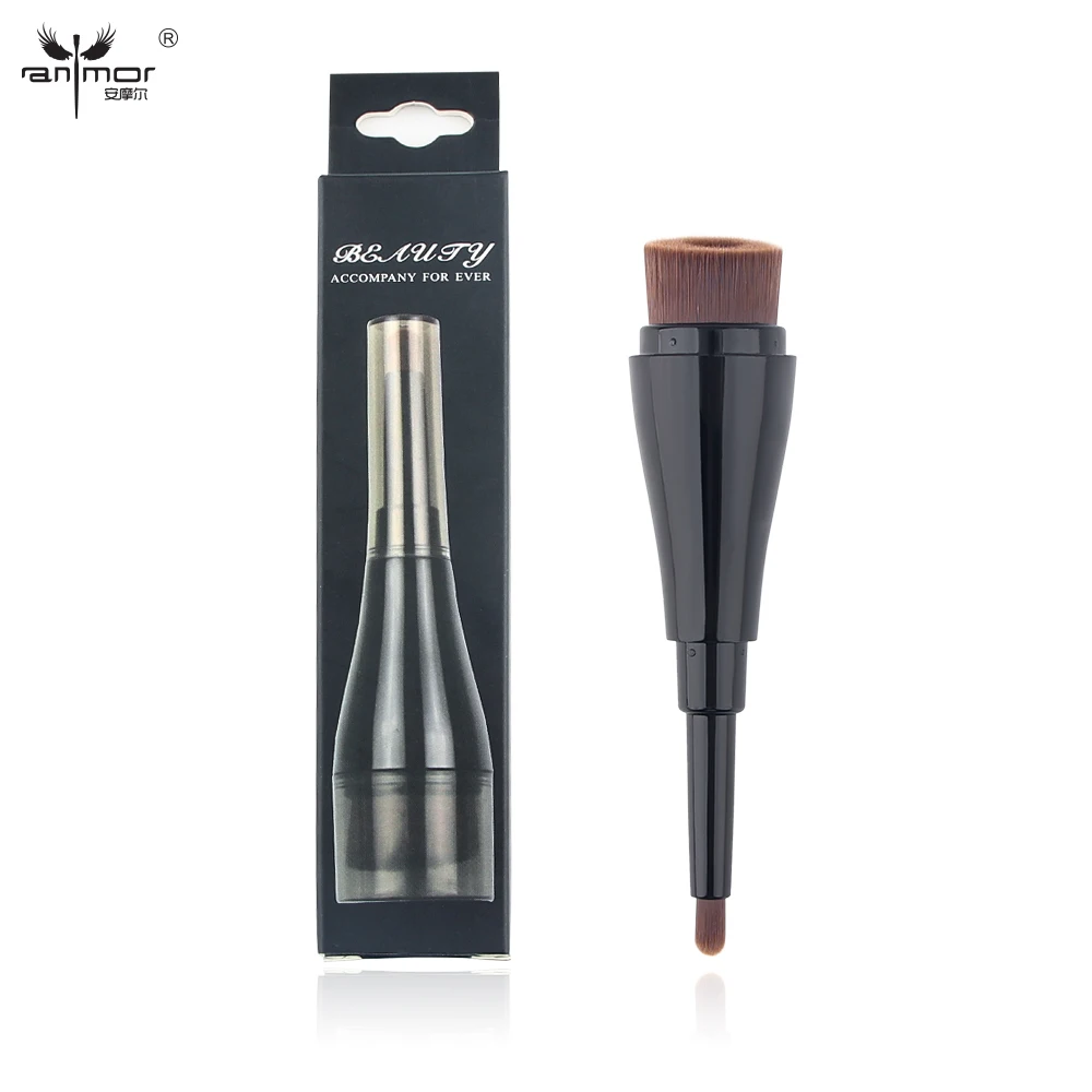 Anmor Makeup Brushes Make Up Brush Synthetic Hair Foundation Concealer Eyebrow Eyeshadow Portable Cosmetic Double-end Cleaner
Anmor Makeup Brushes Make Up Brush Synthetic Hair Foundation Concealer Eyebrow Eyeshadow Portable Cosmetic Double-end Cleaner