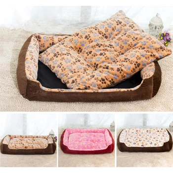 Pet Dog Beds For Dogs Cat Pet Soft Kennels Cute Paw Design Puppy Warm Sofa Gray Removable Dog Cat Houses Winter Pet Product W264
Pet Dog Beds For Dogs Cat Pet Soft Kennels Cute Paw Design Puppy Warm Sofa Gray Removable Dog Cat Houses Winter Pet Product W264