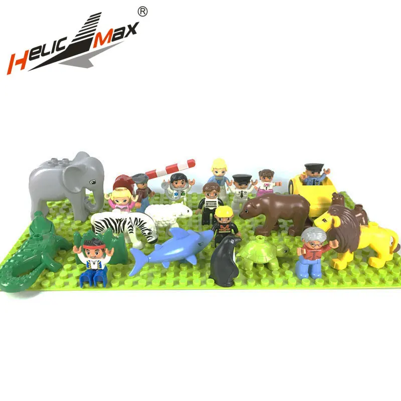 New Big Size Duplo Building Blocks Accessories duplo Animals Series Blocks DIY Toy & Model Action Figures Toys For Kids
New Big Size Duplo Building Blocks Accessories duplo Animals Series Blocks DIY Toy & Model Action Figures Toys For Kids