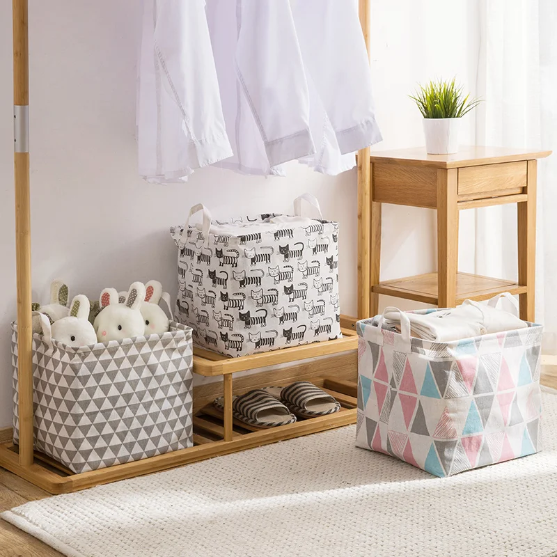 Folding Laundry Storage Basket for Toys Geometry Storage Barrel Standing Clothing Storage Bucket Laundry Organizer Holder bags
Folding Laundry Storage Basket for Toys Geometry Storage Barrel Standing Clothing Storage Bucket Laundry Organizer Holder bags
