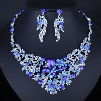 FARLENA Jewelry 'Butterfly on flowers' Necklace Earrings set for Women Luxury Full Crystal Rhinestones Wedding Jewelry sets
FARLENA Jewelry 'Butterfly on flowers' Necklace Earrings set for Women Luxury Full Crystal Rhinestones Wedding Jewelry sets