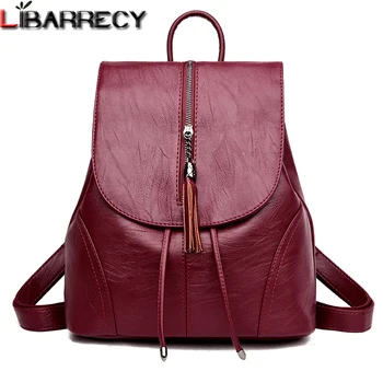 Luxury Backpack Female Famous Brand Leather Travel Backpack Large Capacity Bookbag Designer Shoulder Bag Mochilas Mujer 2018
Luxury Backpack Female Famous Brand Leather Travel Backpack Large Capacity Bookbag Designer Shoulder Bag Mochilas Mujer 2018