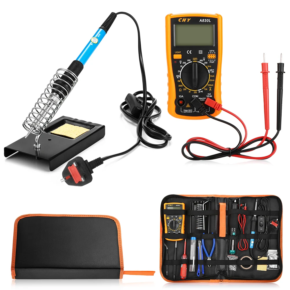 23 In 1 Multi-Use Soldering Iron Tools Set For Various Electronic Devices Digital Multimeter Soldering Iron Pen Hand Tool Sets
23 In 1 Multi-Use Soldering Iron Tools Set For Various Electronic Devices Digital Multimeter Soldering Iron Pen Hand Tool Sets