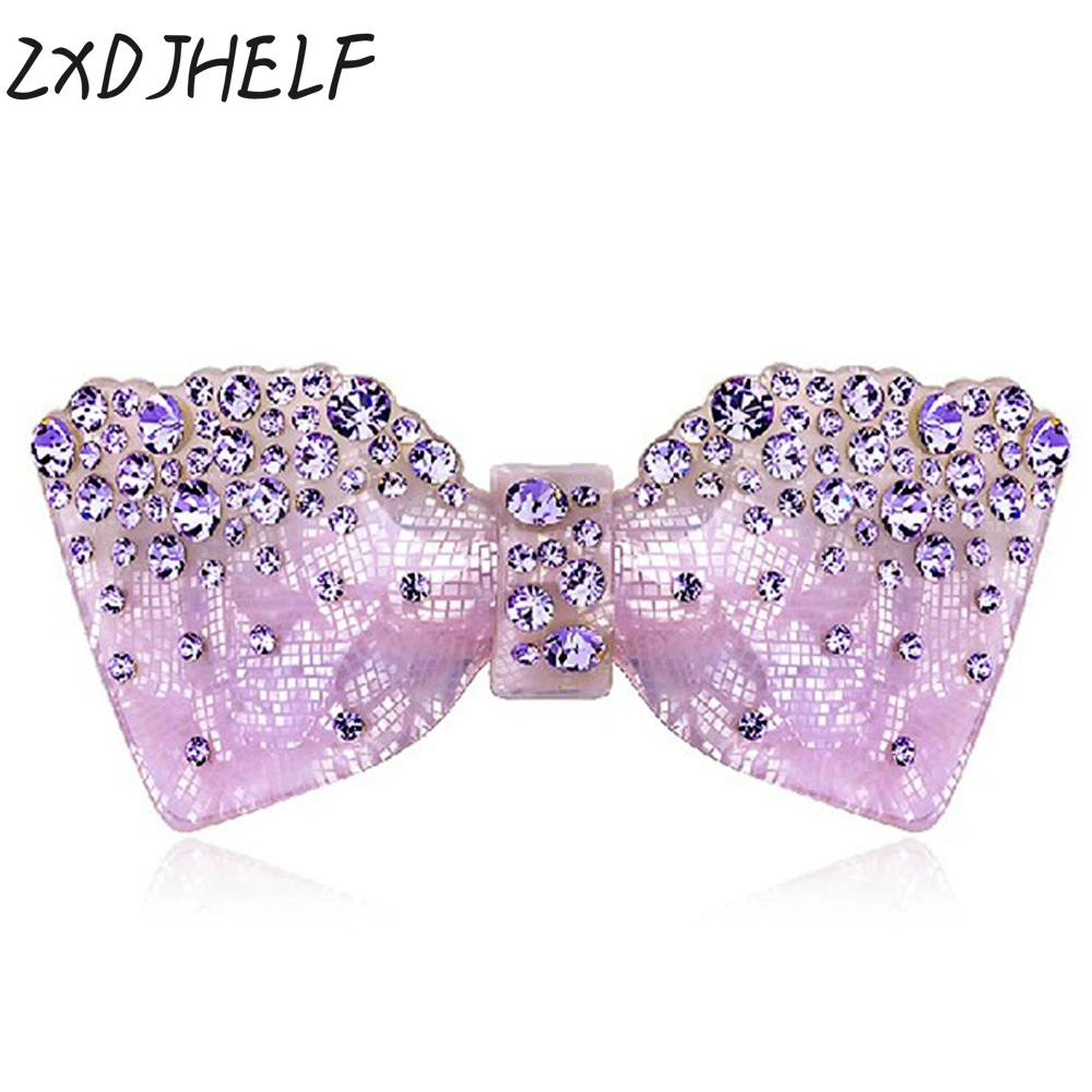 ZXDJHELF New Luxury Crystal Hair Clip Female Acrylic Bowknot Barrettes Jewelry For Women Girls Elegant Headwear Accessories F144
ZXDJHELF New Luxury Crystal Hair Clip Female Acrylic Bowknot Barrettes Jewelry For Women Girls Elegant Headwear Accessories F144
