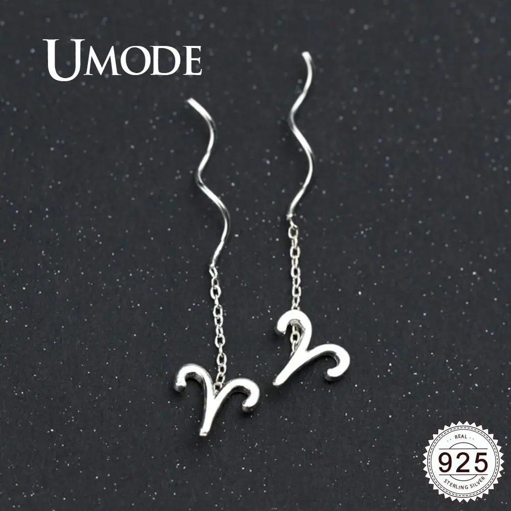UMODE Real 925 Sterling Silver Drop Earrings for Women 12 Constellations Chain Dangle Earrings 2019 New Design Jewelry ULE0573
UMODE Real 925 Sterling Silver Drop Earrings for Women 12 Constellations Chain Dangle Earrings 2019 New Design Jewelry ULE0573