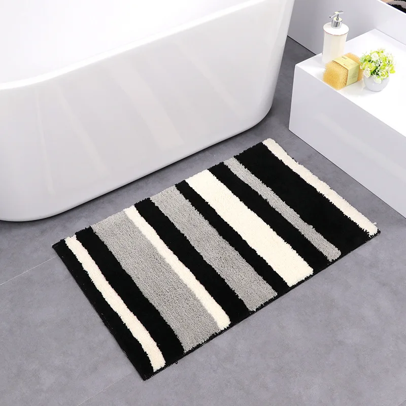 Bathroom Non-slip Mat Superfine Fiber Double Stripe Home Floor Kitchen Bedroom Rectangle Carpet Yellow Green Pink Gray Black Rug
Bathroom Non-slip Mat Superfine Fiber Double Stripe Home Floor Kitchen Bedroom Rectangle Carpet Yellow Green Pink Gray Black Rug